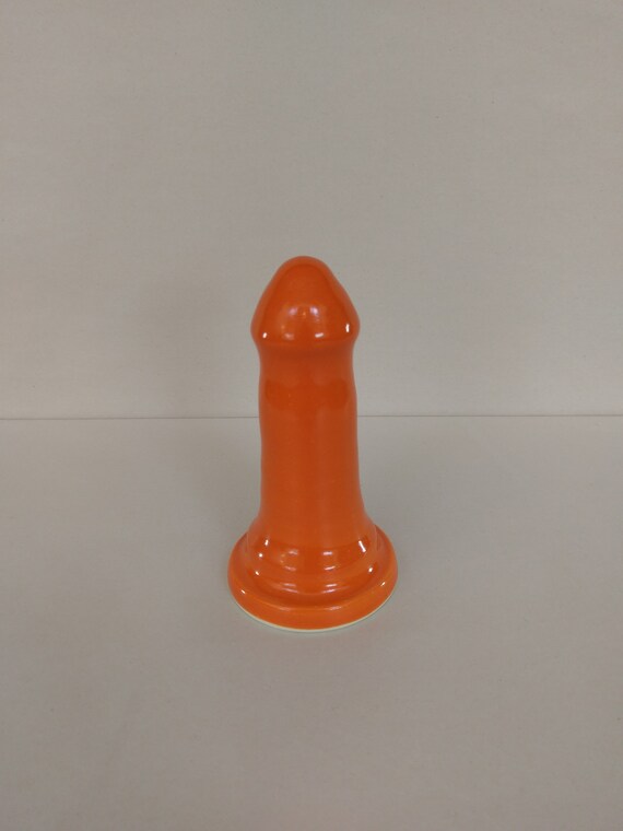 ADULT SEX TOY - Mandarin Orange - Handmade Ceramic #76