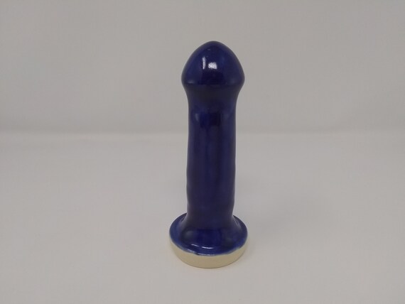ADULT SEX TOY - Midnight Blue - Handmade Ceramic #322