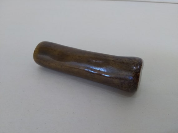 CHILLUM - Temmoku Standard - Handmade Ceramic #622