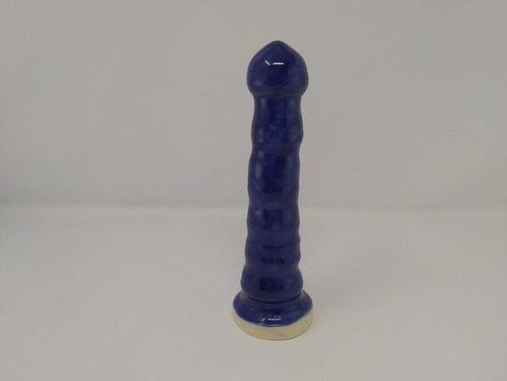 ADULT SEX TOY - Midnight Blue - Handmade Ceramic #318