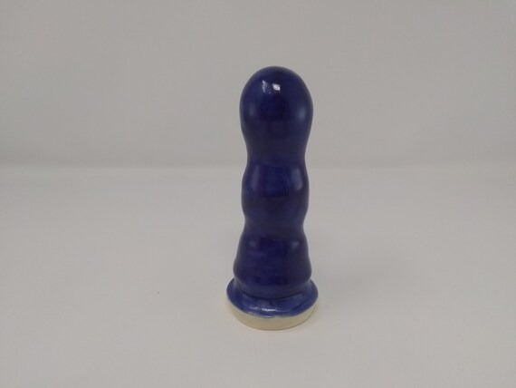 ADULT SEX TOY - Midnight Blue - Handmade Ceramic #327