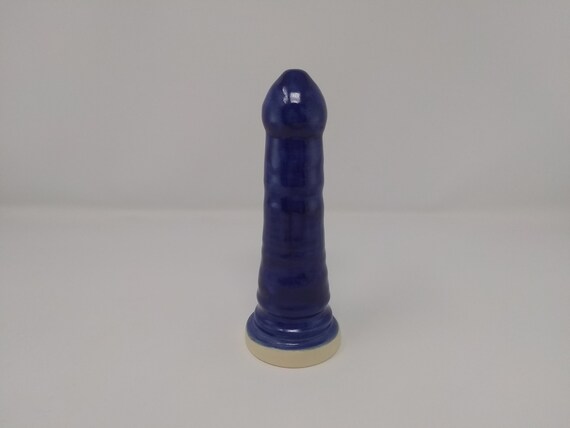 ADULT SEX TOY - Midnight Blue - Handmade Ceramic #319