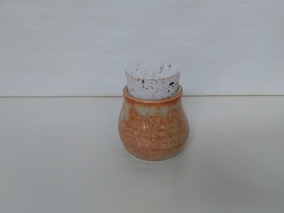 STASH JAR - Albany Slip Brown - Handmade Ceramic #356