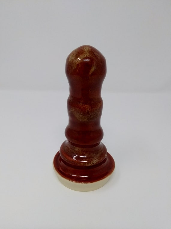 ADULT SEX TOY - Albany Firebrick - Handmade Ceramic #201