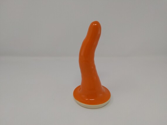 ADULT SEX TOY - Mandarin Orange - Handmade Ceramic #329