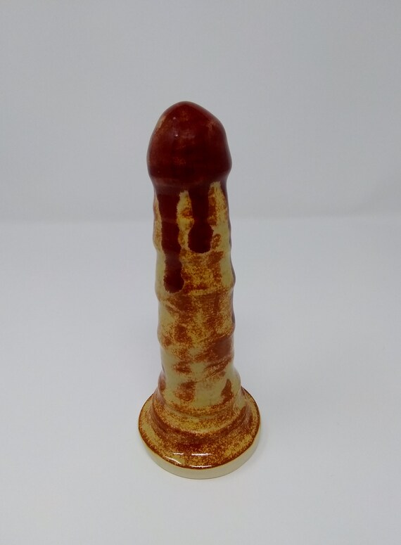 ADULT SEX TOY - Dripping Deep Fireslip - Handmade Ceramic #191
