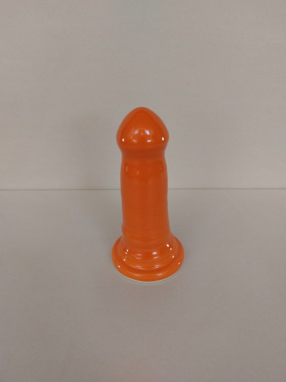 ADULT SEX TOY - Mandarin Orange - Handmade Ceramic #81