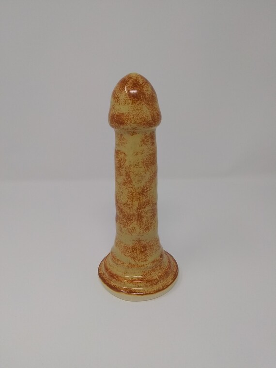 ADULT SEX TOY - Albany Slip Brown - Handmade Ceramic #212