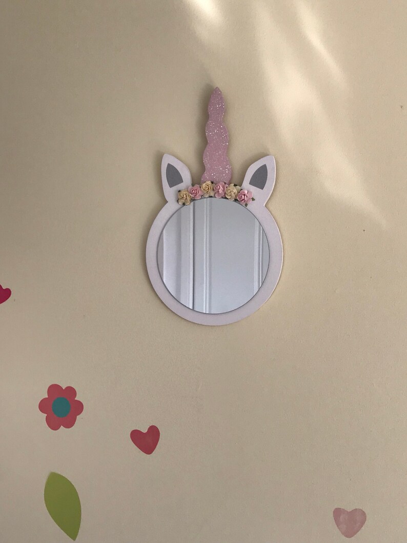 Unicorn wall mirror unicorn head mirror mirror girls Etsy