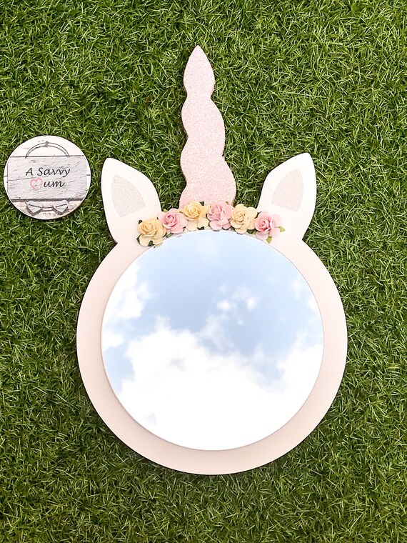Unicorn wall mirror unicorn head mirror mirror girls Etsy