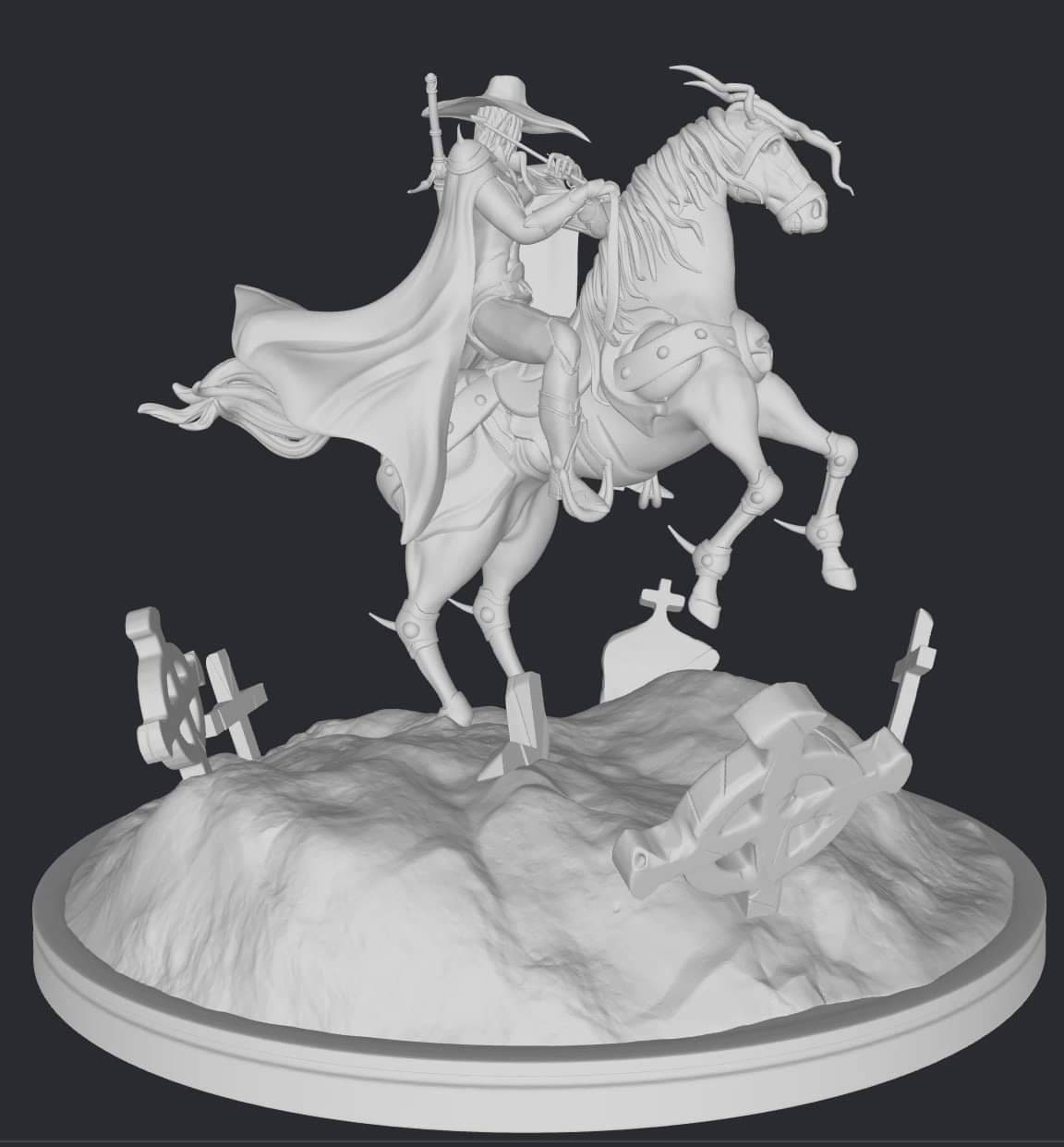 STL file Vampire Hunter D 🧛・Template to download and 3D print・Cults