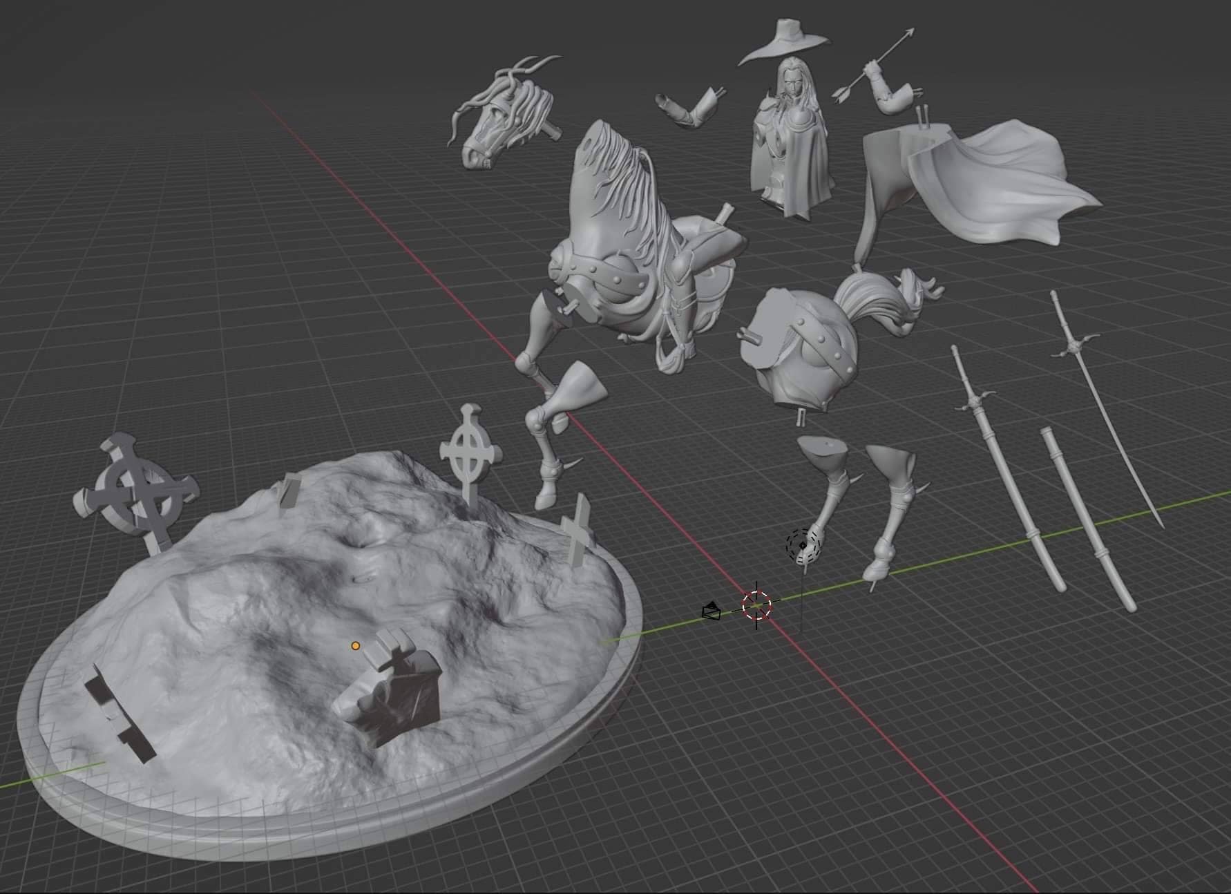 STL file Vampire Hunter D 🧛・Template to download and 3D print・Cults