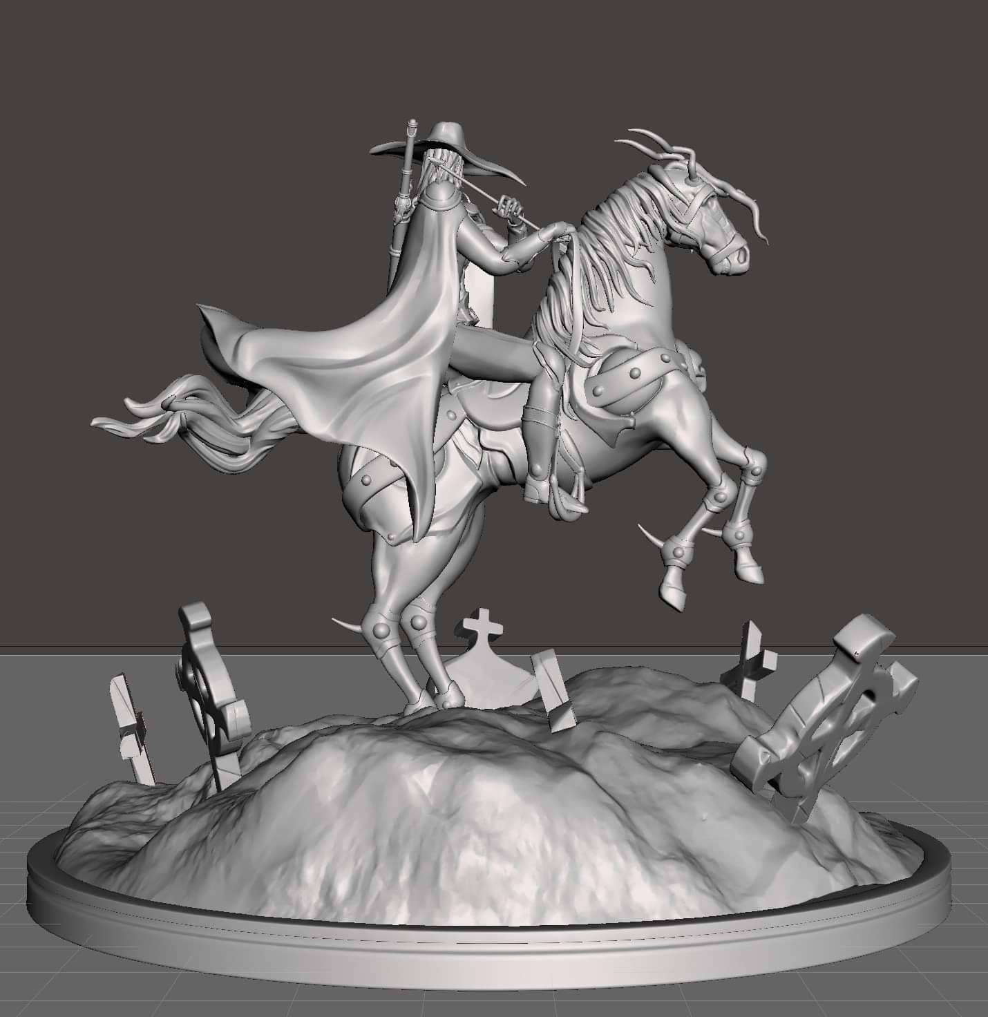 STL file Vampire Hunter D 🧛・Template to download and 3D print・Cults