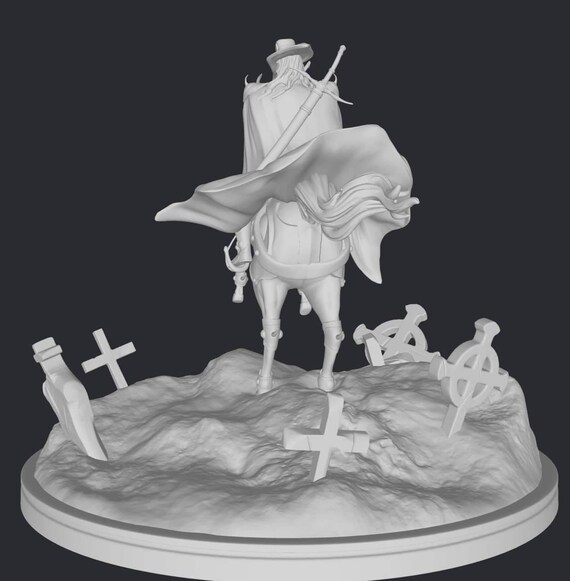 STL file Vampire Hunter D 🧛・Template to download and 3D print・Cults