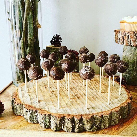 14 15 Inch Woodland Cake Pop Holderwoodland Baby Shower Etsy