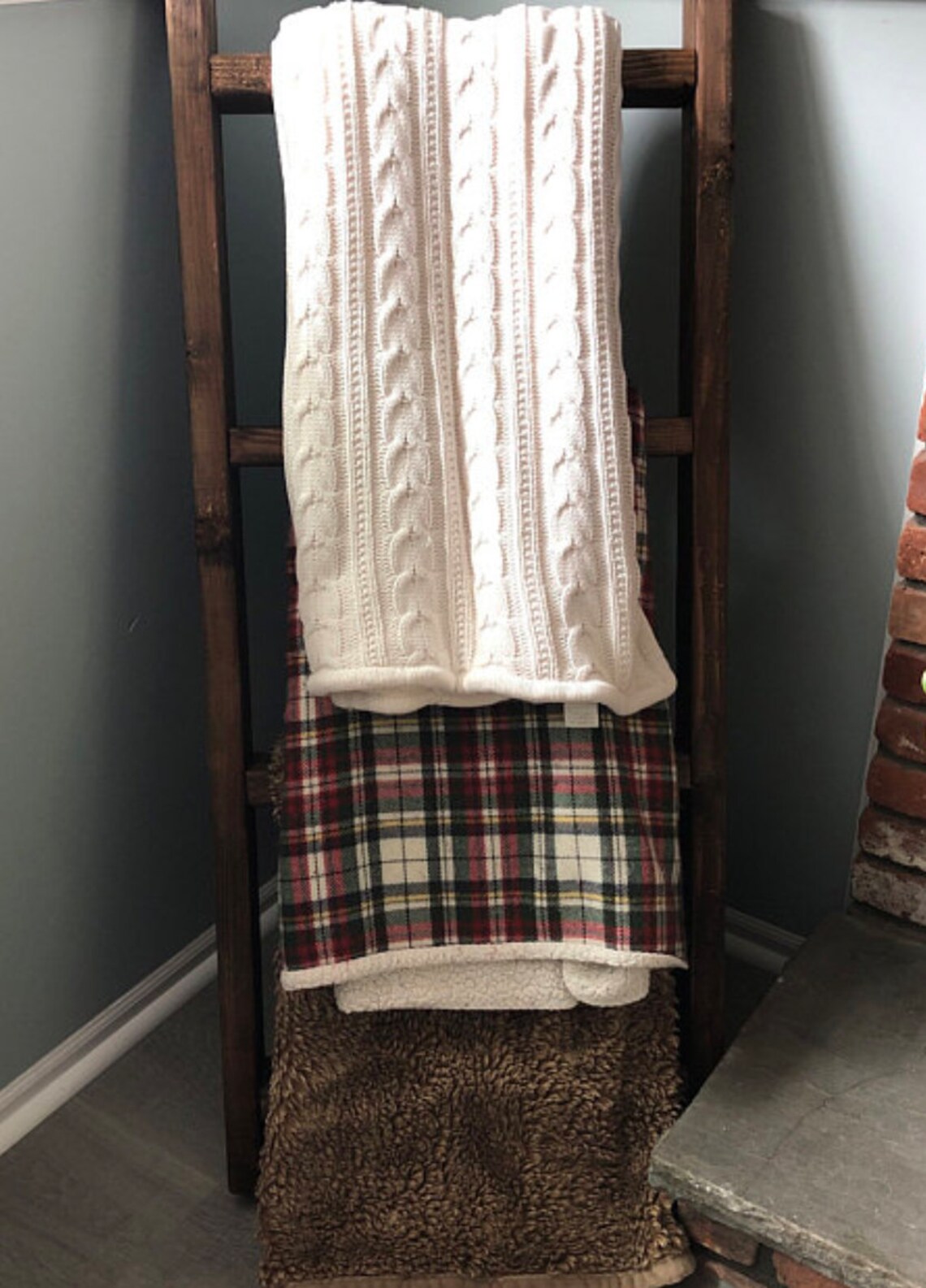 4ft Bauernhaus Leiter Decke Leiter Quilt-Leiter Handtuch | Etsy