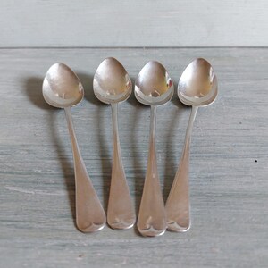 Fyra antika teskedar i sterlingsilver A.J. Bailey & Son Birmingham 1918