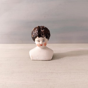 Antike Miniatur Deutscher Porzellan Puppenkopf Schulterplatte China Puppenkopf
