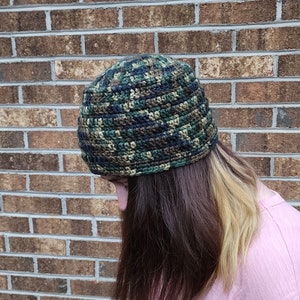 Beginner Ribbed Beanie Crochet Pattern