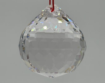 Cathedral Window Facet Egyptian Crystal Ball Sun Catcher 30mm or 40mm, Feng Shui, Rainbows