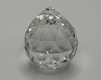 NOUVEAU ! Capteur de soleil boule de cristal transparent Preciosa 30 mm, Feng Shui, arcs-en-ciel