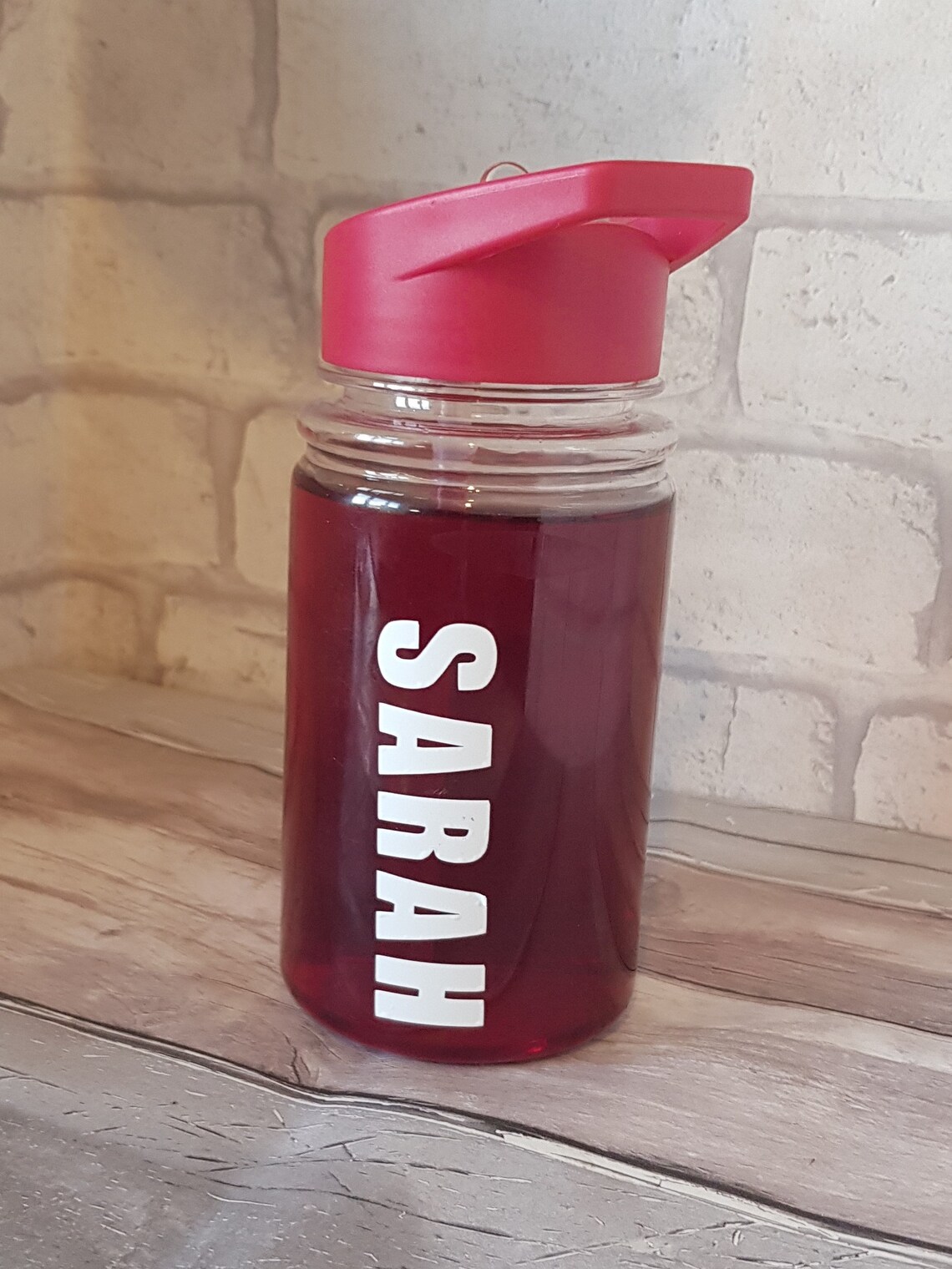 Personalised decal drinks water bottle vinyl sticker custom Etsy