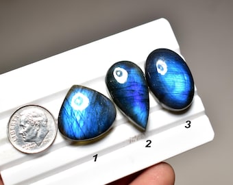 Cabochon di labradorite naturale, pietra preziosa per gioielli