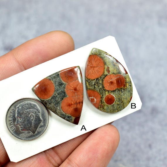 Peanut Obsidian Cabochons, Loose Gemstone for Jewelry Making