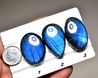 Cabochon di labradorite naturale, pietra preziosa per gioielli