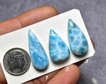 Larimar Cabochons, Natural Larimar, Cabochons for Jewelry, Larimar Gemstone, Loose Cabochons, Larimar Jewelry, Cabochons, Gemstone, Cabochon