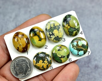 Hubei Turquoise Cabochons, Hubei Turquoise, Cabochons for Jewelry, Hubei Turquoise Jewelry, Cabochons, Turquoise Gemstone, Loose Cabochons