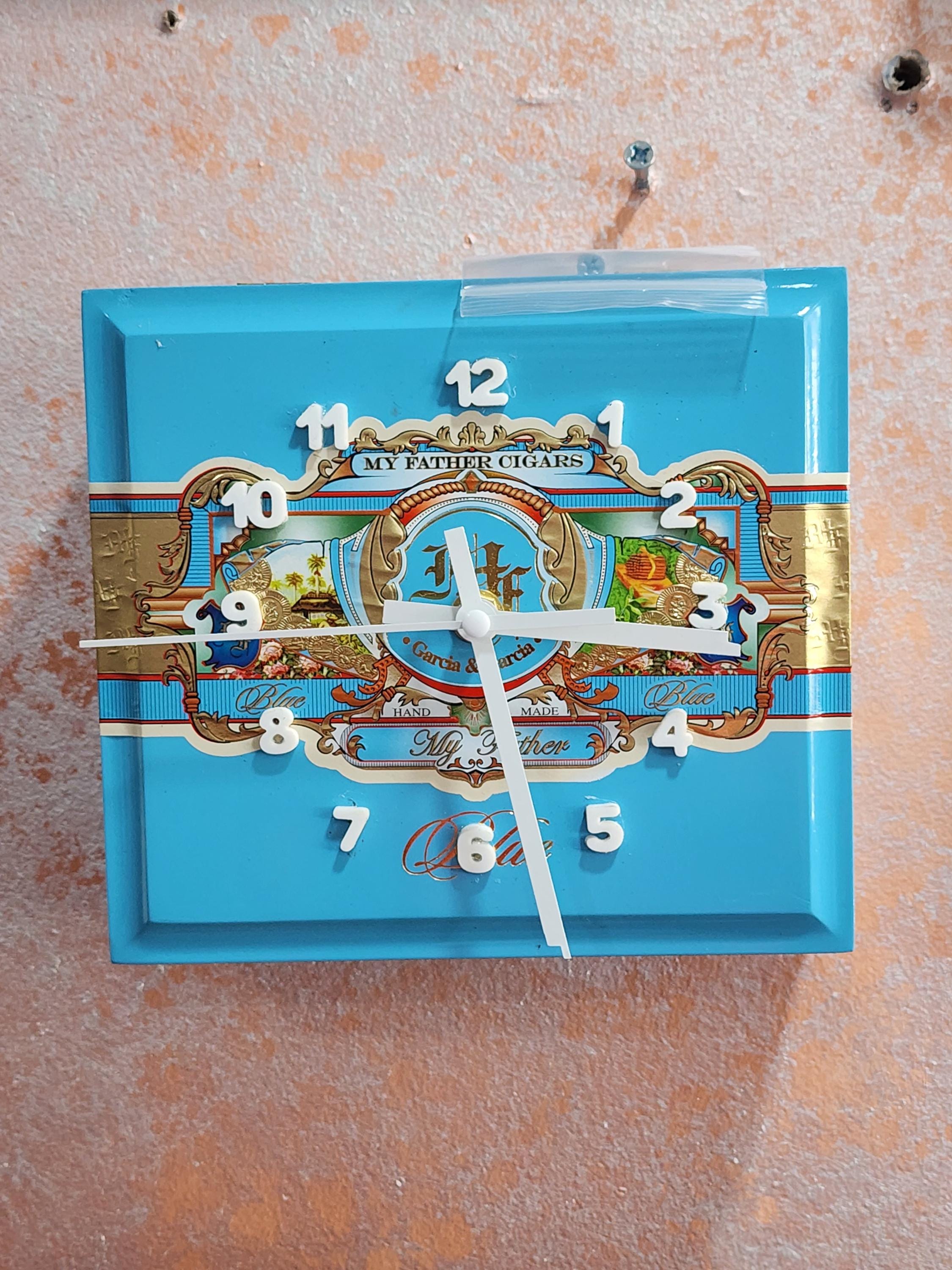 Cigar Box Wall Clock - Etsy