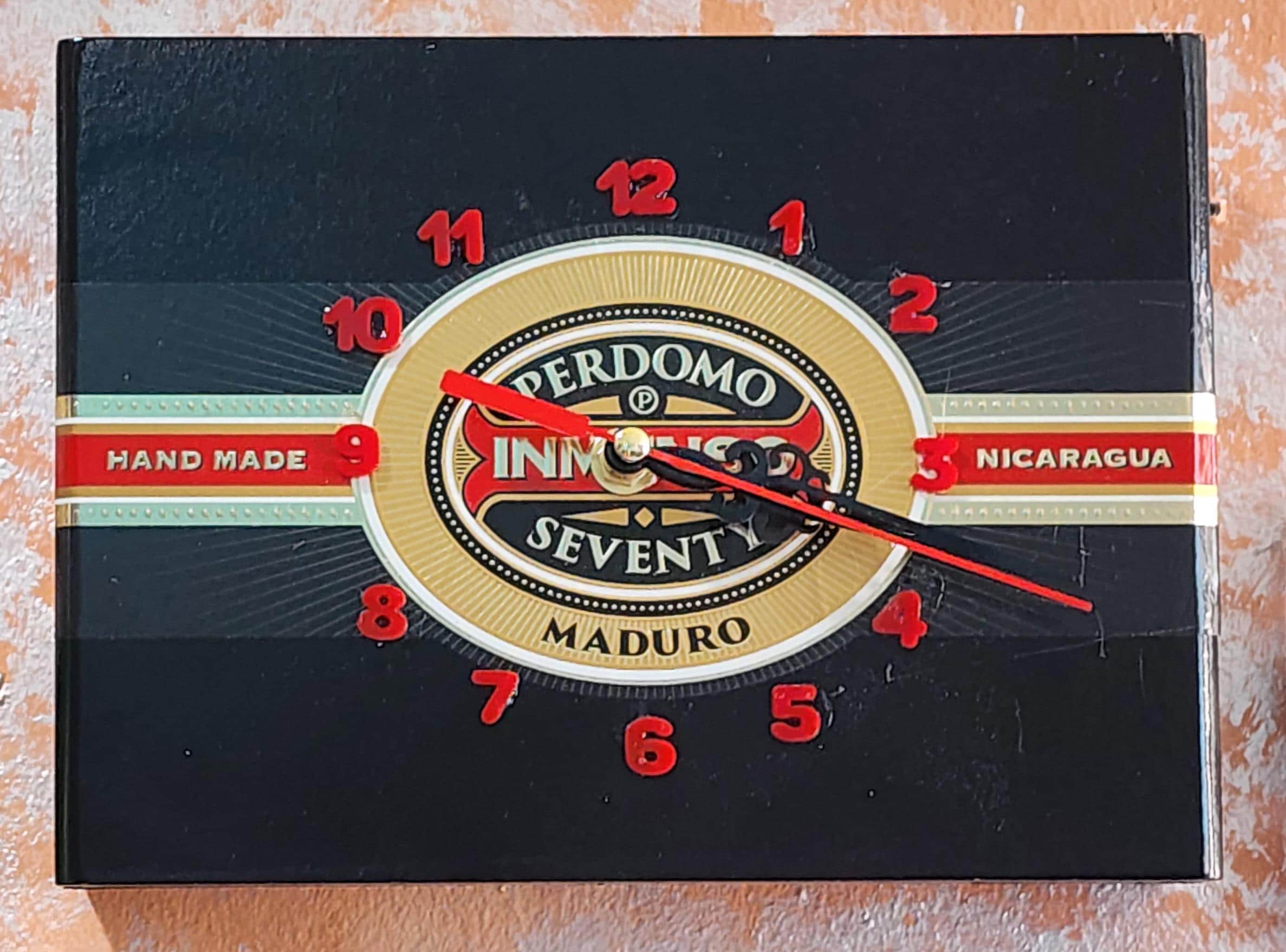 Cigar Box Wall Clock - Etsy