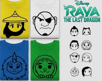 Raya and The Last Dragon T-Shirt – Disney Family Vacation Shirts