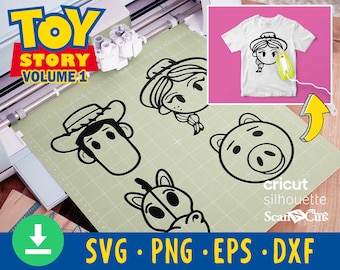 Toy Story Volume 1 SVG Cut Files for Cricut, Silhouette (Digital Download)