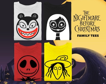 Nightmare Before Christmas Family Shirt – Jack Skellington, Halloween Tee
