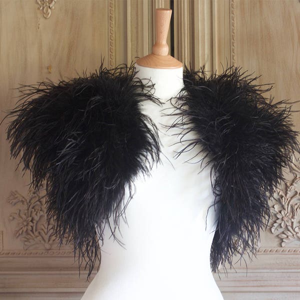 Feather Shrug Etsy