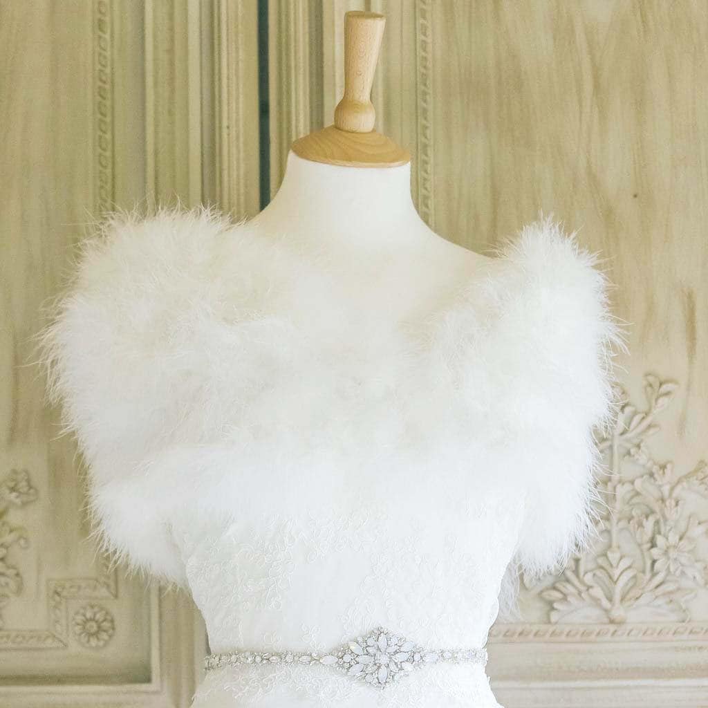 Feather Wrap, Marabou Wrap, Special Occasion Wraps, Feather Boleros