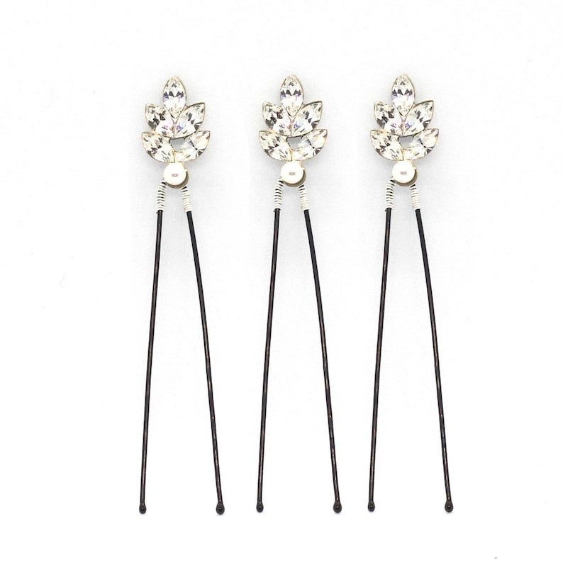 Hair Pins Bridal Pins Bridal Headpiece Gold Hairpins Etsy