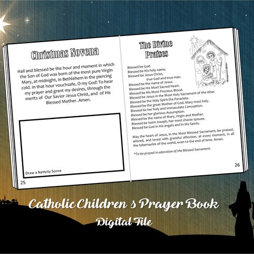 Children's Prayer Book PDF File Etsy