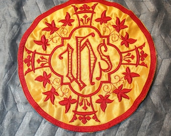 Gold & Red IHS Applique