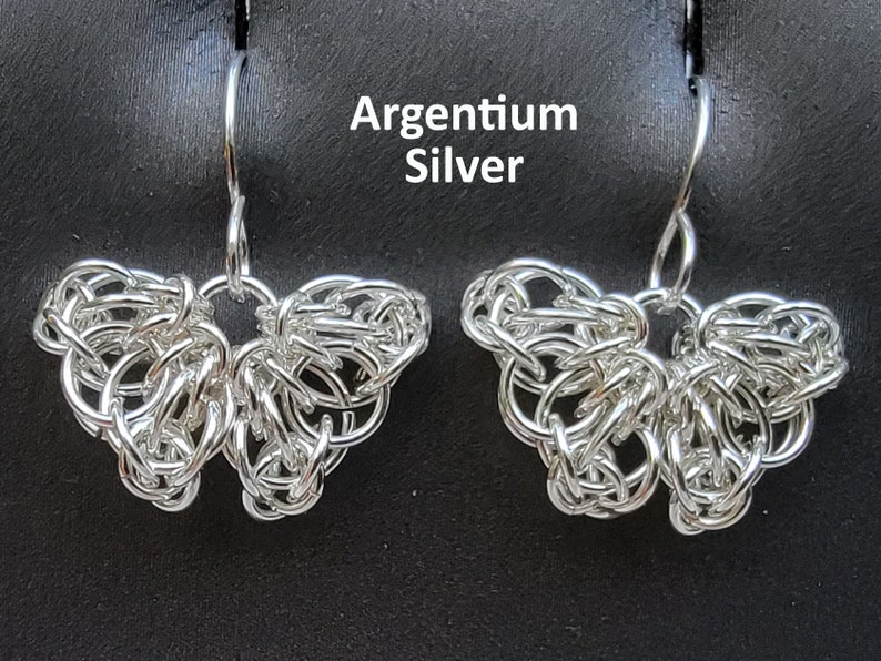 Sterling Silver Celtic Butterfly Earrings image 2
