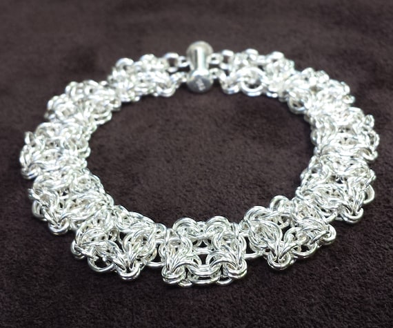 Celtic Labyrinth Chainmail Bracelet