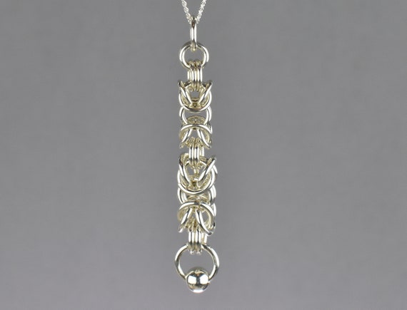 Byzantine Taper Chainmail Pendant