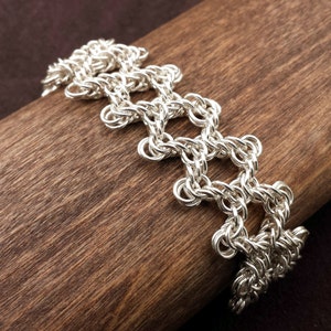 Byzantine Web Chainmail Bracelet