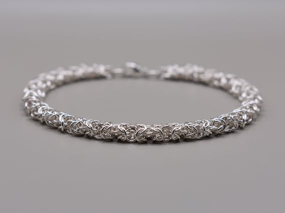 Elegant Turkish Roundmail Chainmail Bracelet - Handcrafted Jewelry for Men and Women
