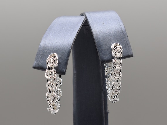 Byzantine Chain Earrings - Elegant Medieval Inspired Accessories