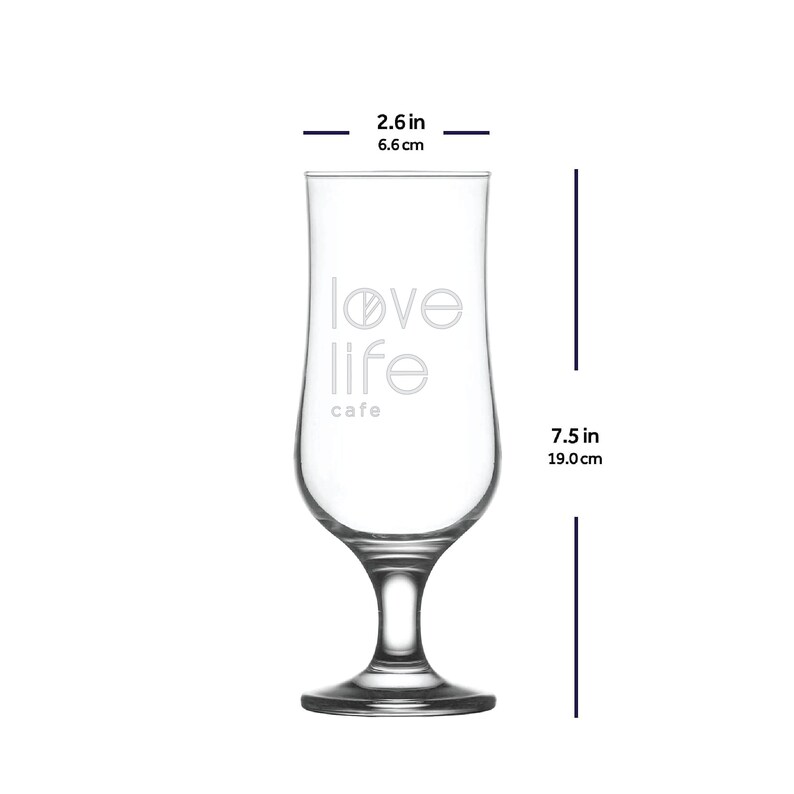 Engraved Hurricane Glass Custom Etched Barware Personalized Etsy