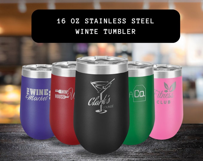 Personalized Tumbler, 16 oz Tumbler with Lid, Insulated Tumbler, Coffee Tumbler, Unique Travel Tumbler, Laser Engraved Cup