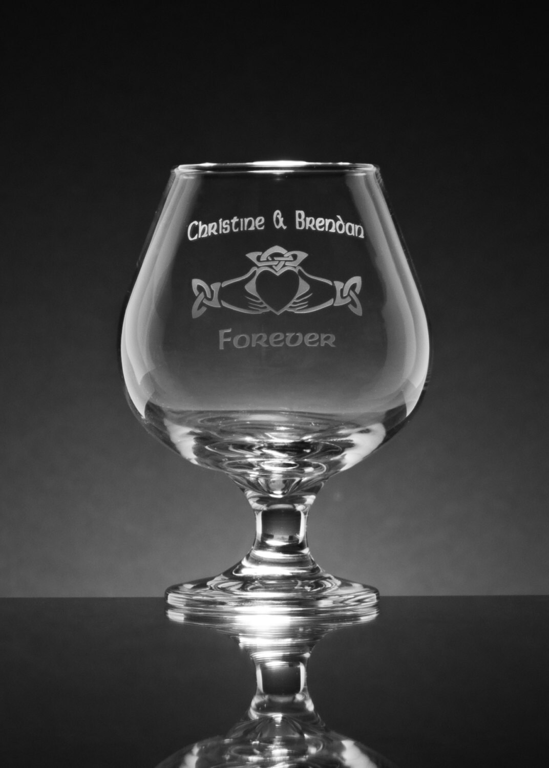 Engraved Whisky Snifter Glass Custom Whisky Glasses Groomsman